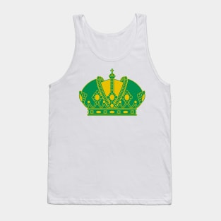 Imperial crown (green and gold) Tank Top